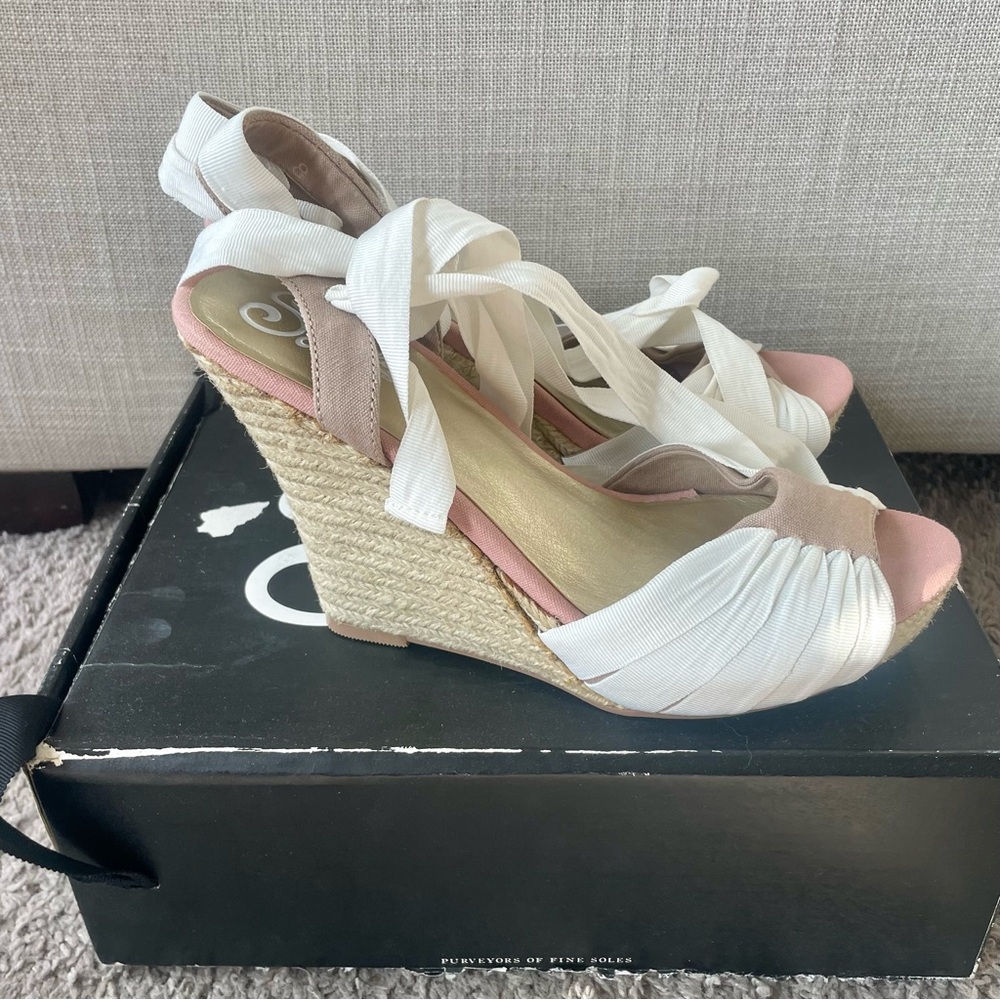 Seychelles Arden Espadrilles Wedge Sandals in White - Picture 5 of 14